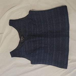 Kasper 16 Lined Blue and Black Striped Suit Piece